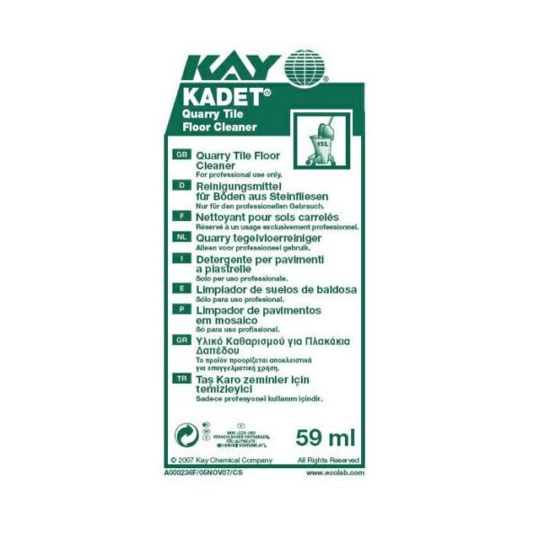 Koncentrat do mycia podłogi ECOLAB KADET QTFC 120X59ML