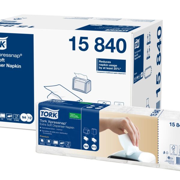 Serwetki do dyspensera Tork 15840 N4 Xpressnap® op.4000szt
