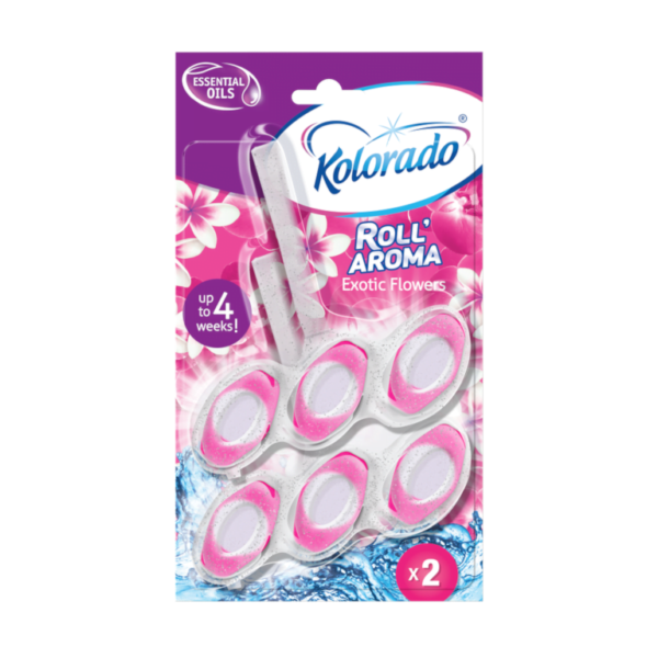 Kostka toaletowa Kolorado kwiaty egzotyczne