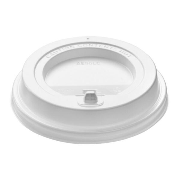 Dekiel 90 mm biały do kubka LOCK