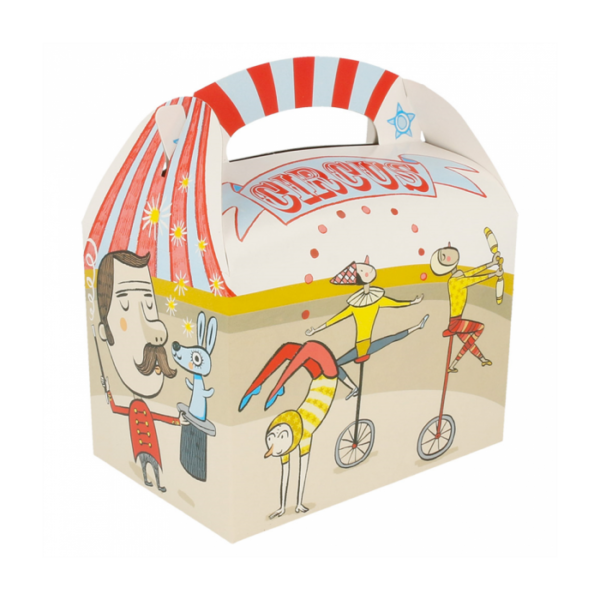 Pudełka Happy Meal z uchwytem motyw CYRK