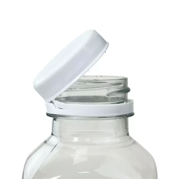 Nakrętka przytwierdzana biała do butelek fi 38