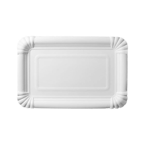 Tacka biała 13x20cm idealna do dań na wynos