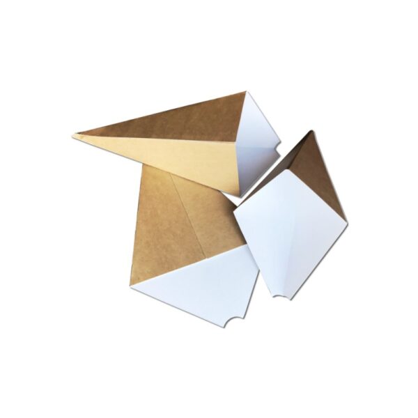 Rożek BRĄZOWY 300ml 180/250mm op100szt